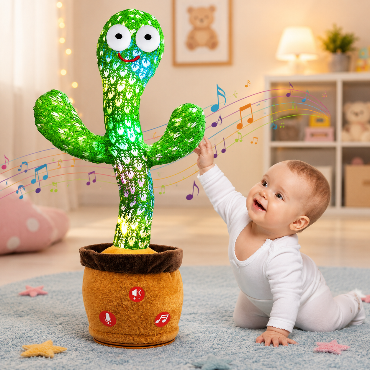 LED Musical Dancing & Mimicry Cactus Toy