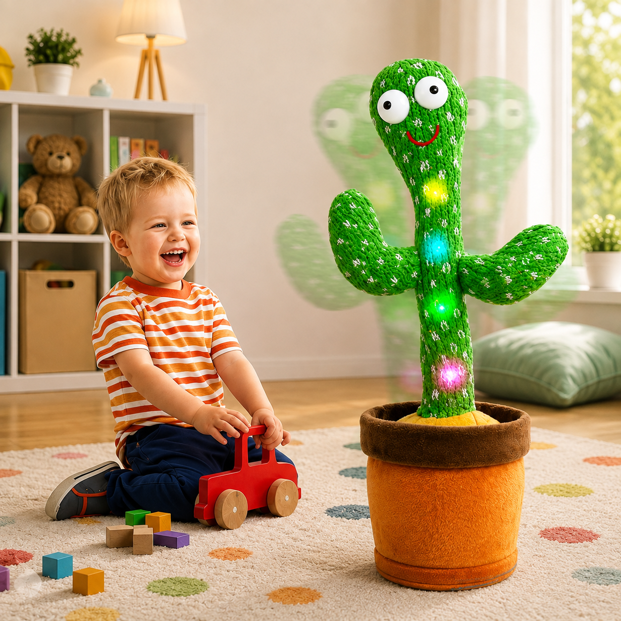 LED Musical Dancing & Mimicry Cactus Toy