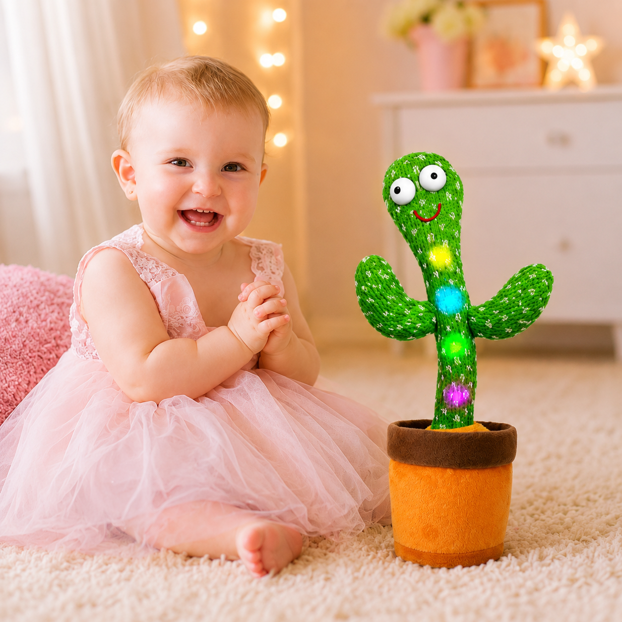 LED Musical Dancing & Mimicry Cactus Toy