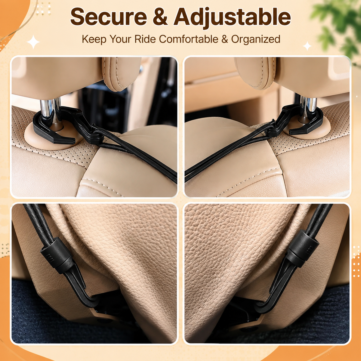 3-Layer Car Seat Organizer
