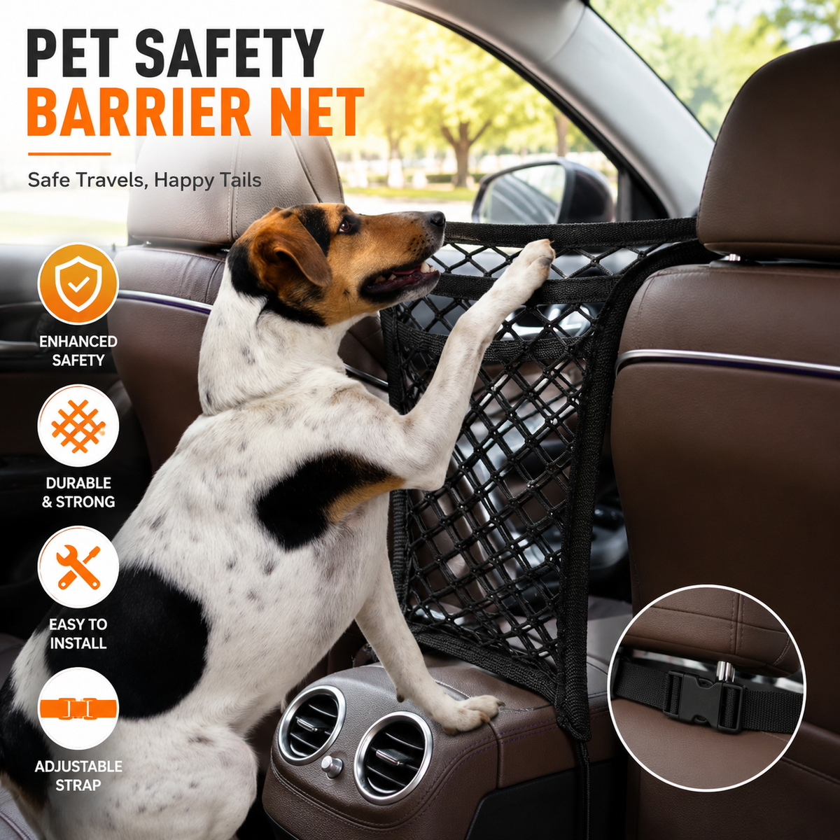 3-Layer Car Seat Organizer
