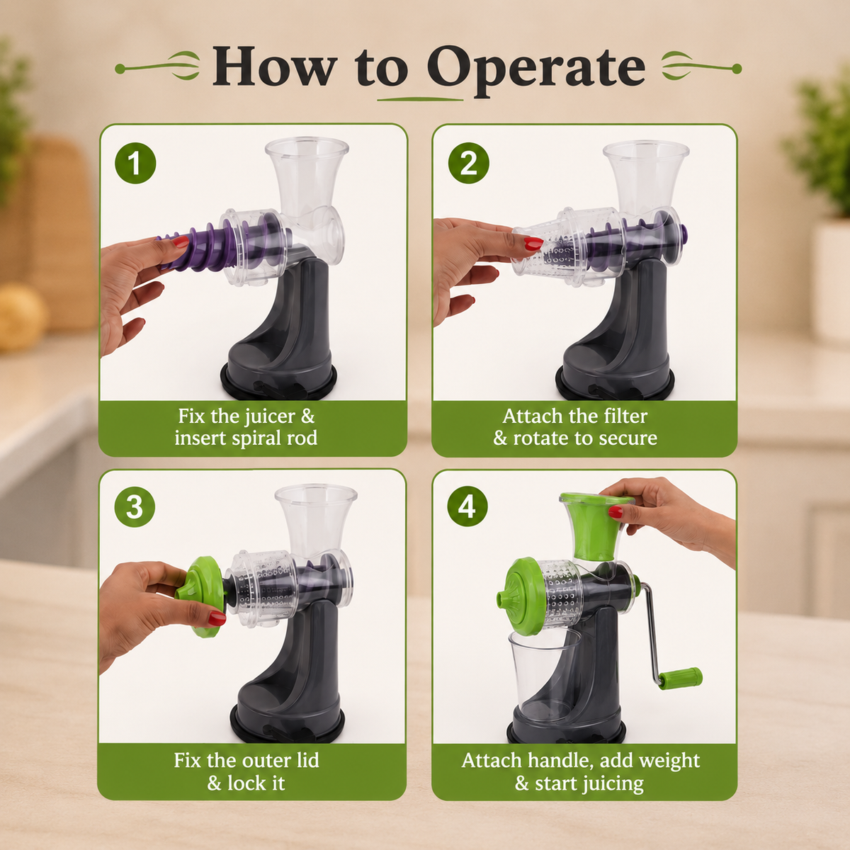 Manual Fruit Juicer