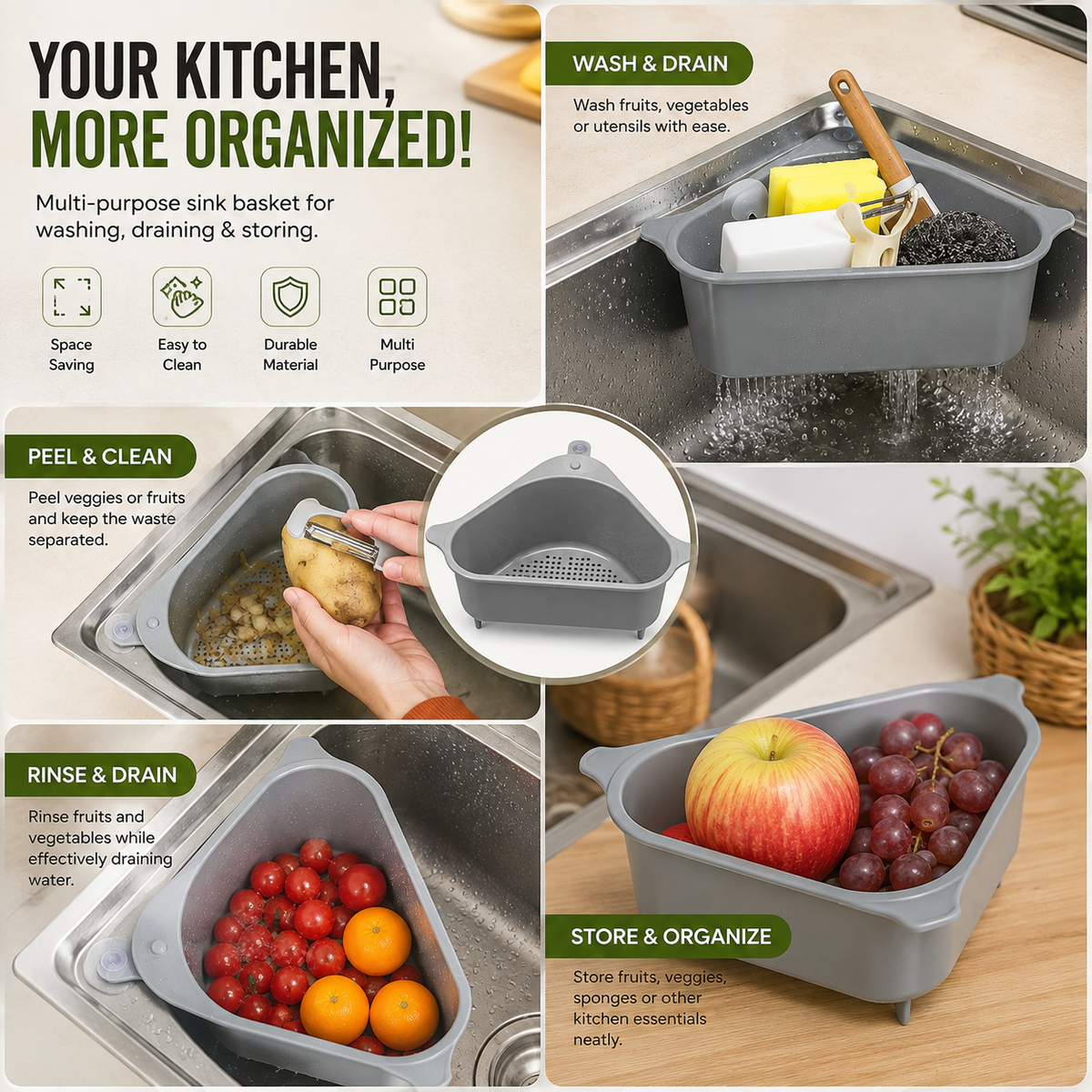 Kitchen Sink Organizer